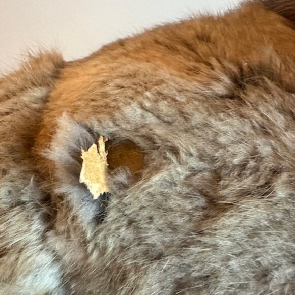 Vintage Beige Fur Coat - Picture 9 of 9